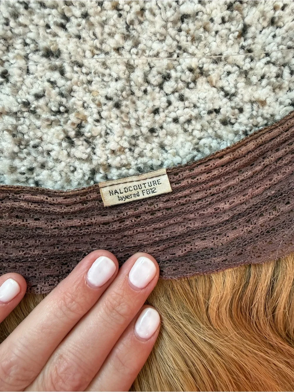 Halo Couture 18inch layered extensions
